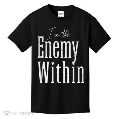 Democrat Kamala Harris Enemy Within Antitrump Left Wing Kids T-Shirt