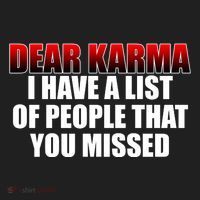 Dear Karma I Have A List Of People That You Missed Beanie thumb 2