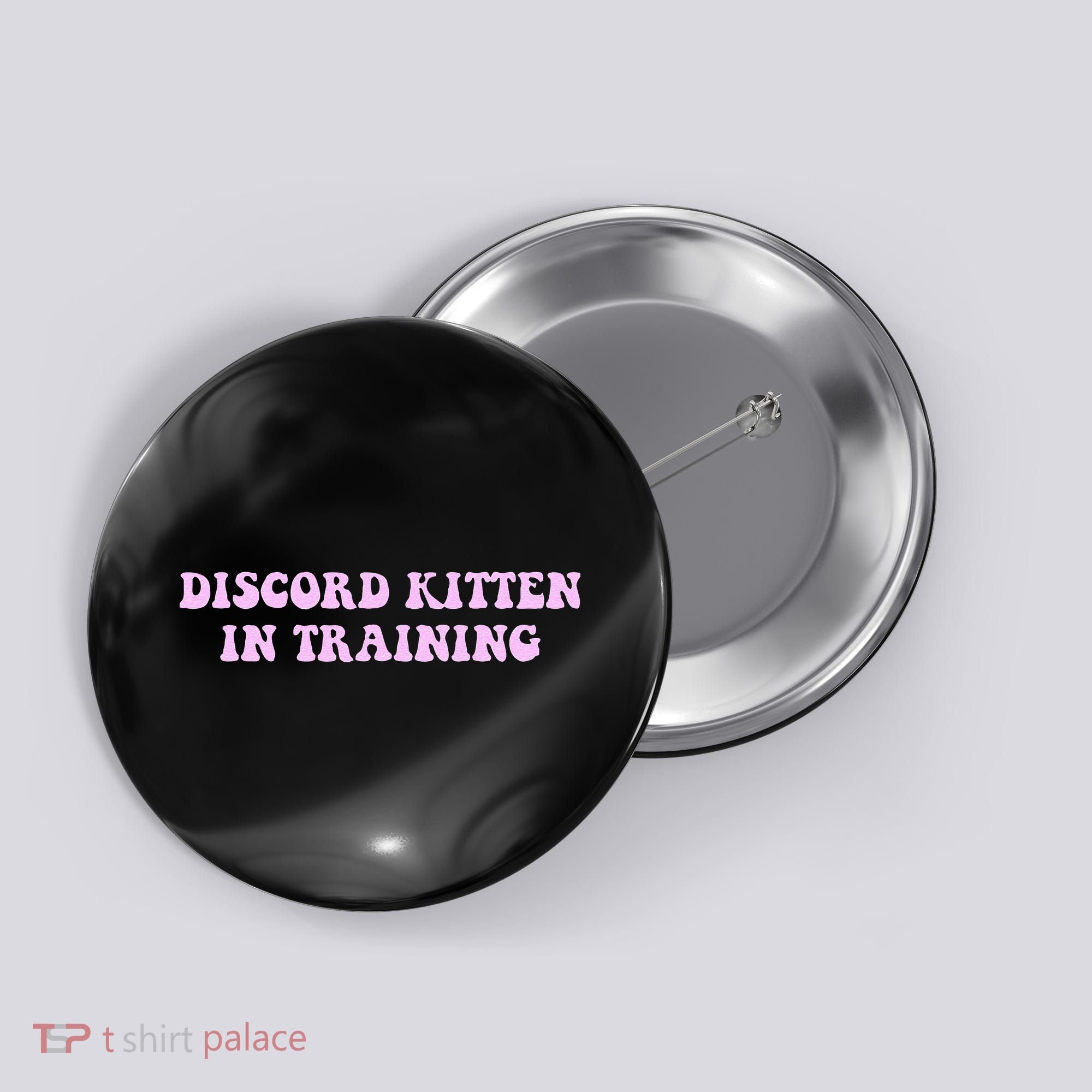 Discord Kitten In Training Apparel Button