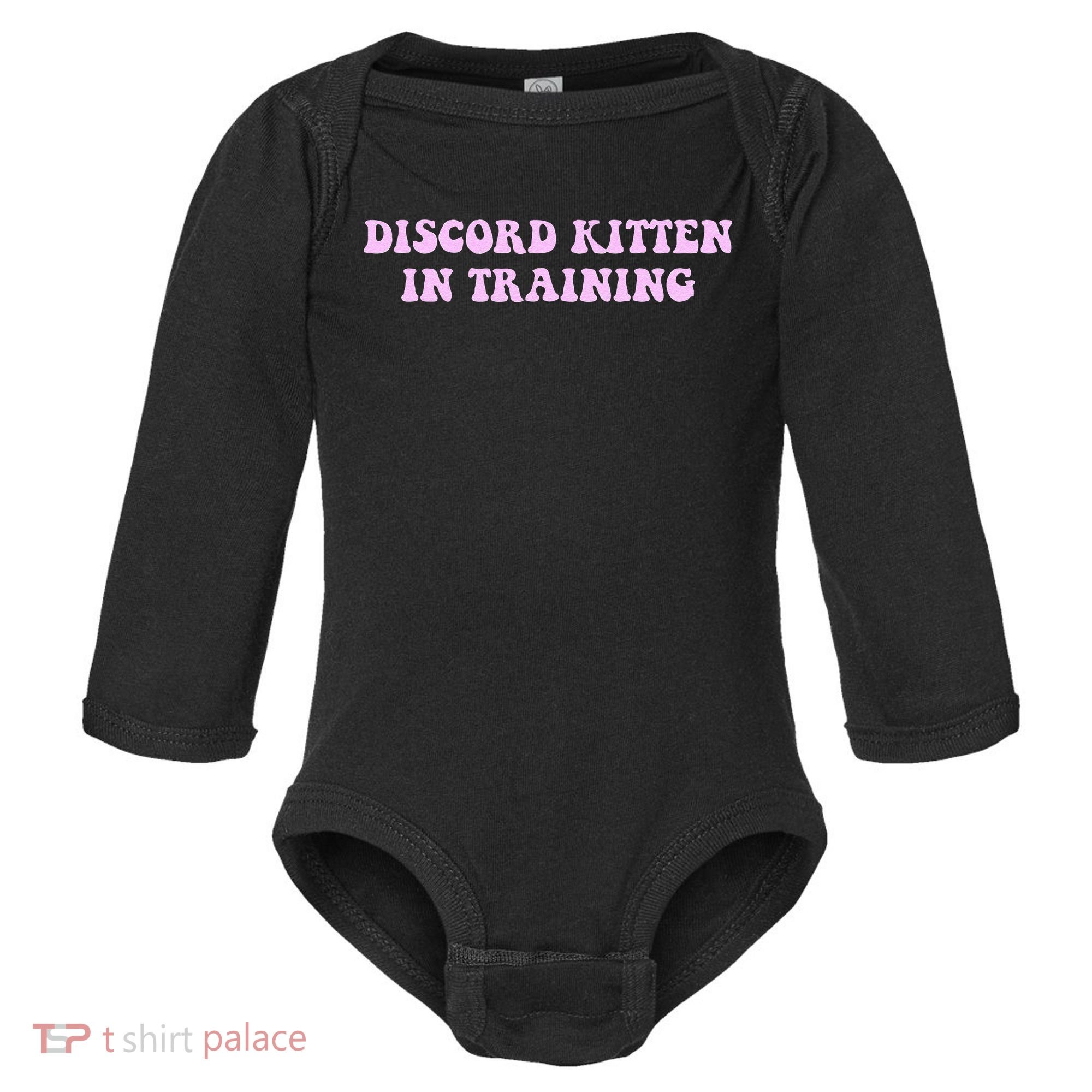 Discord Kitten In Training Apparel Baby Long Sleeve Bodysuit