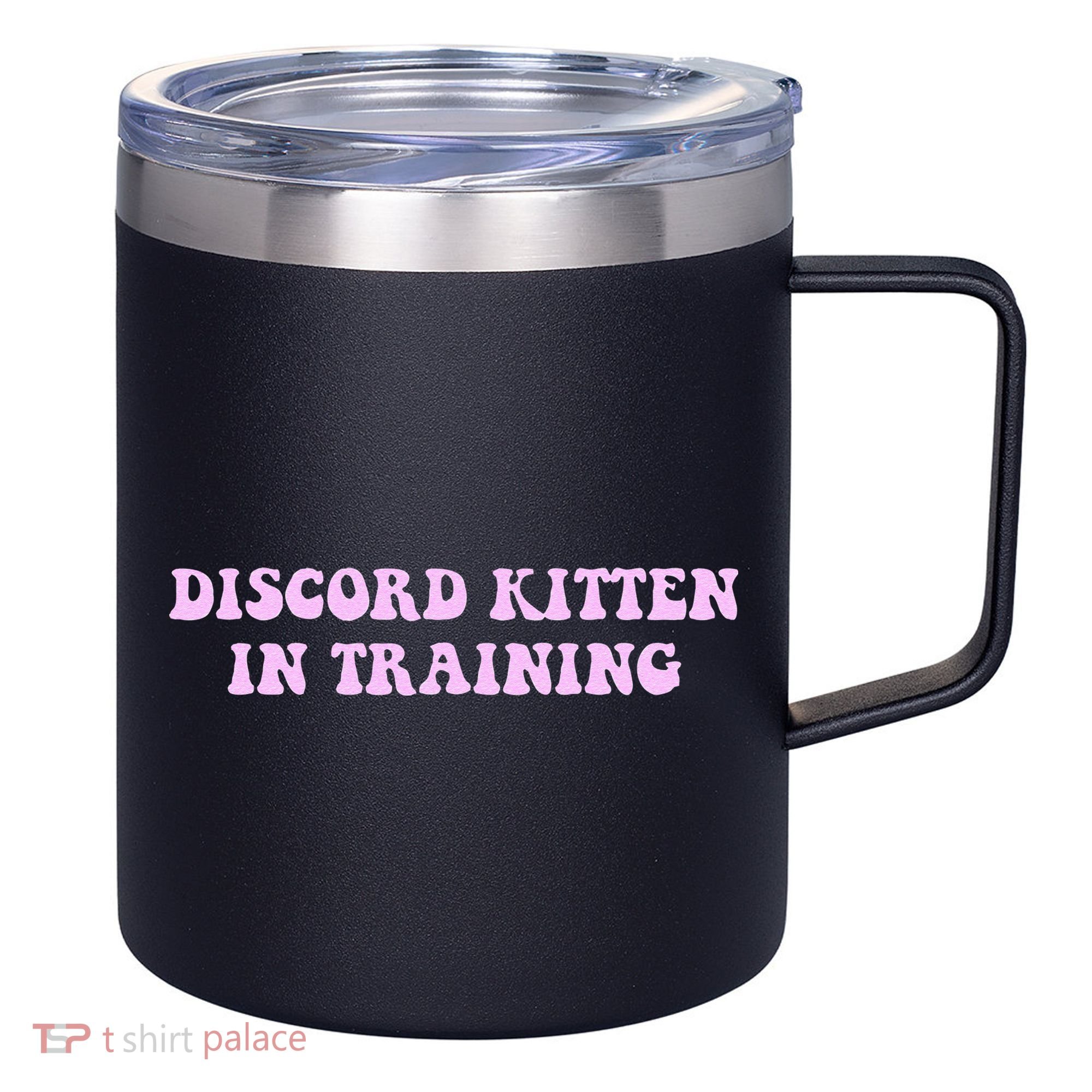 Discord Kitten In Training Apparel 12oz Stainless Steel Coffee Mug