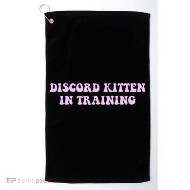 Discord Kitten In Training Apparel Golf Towel