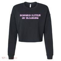 Discord Kitten In Training Apparel Cropped Pullover Crew thumb 0