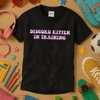 Discord Kitten In Training Apparel Kids T-Shirt thumb 3