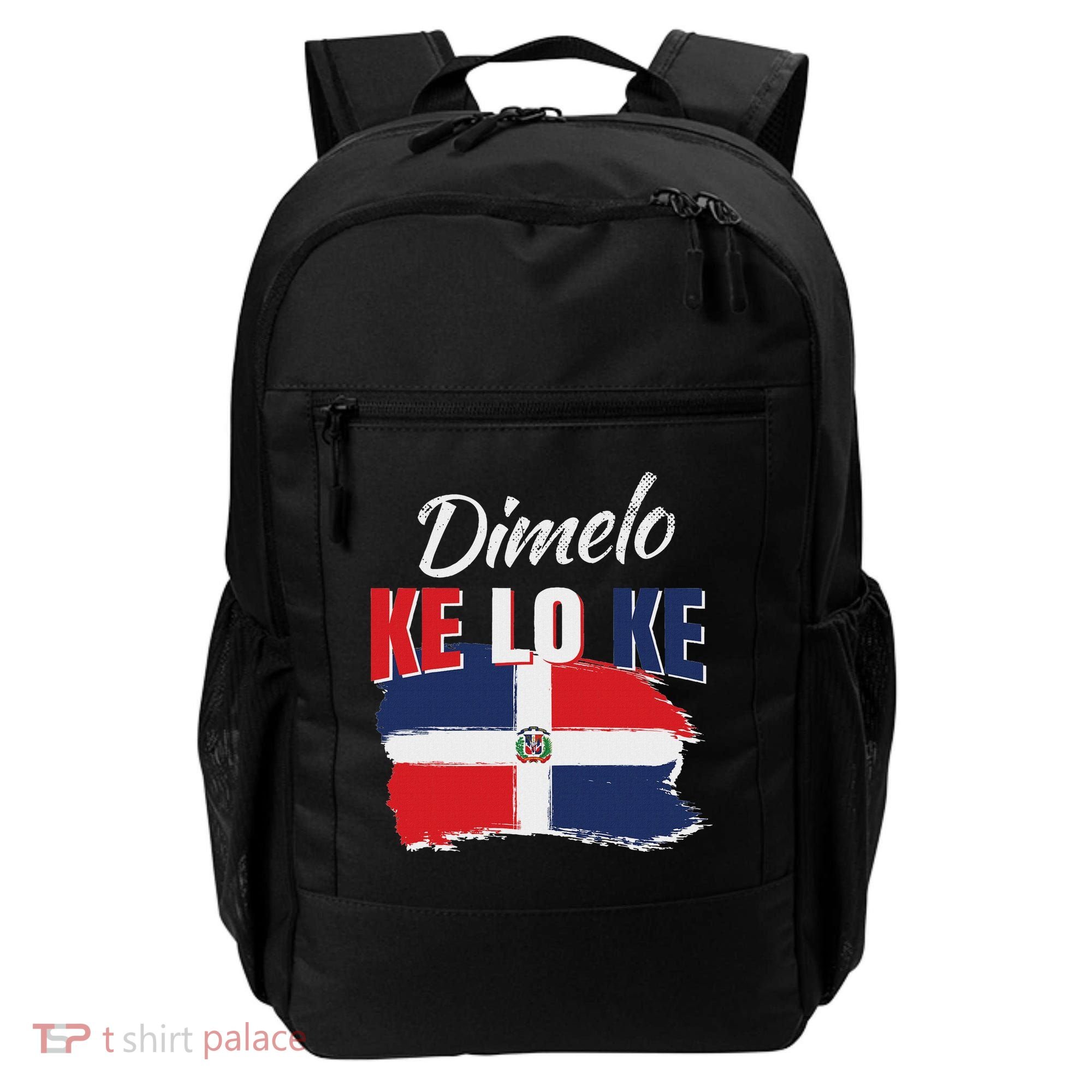 Dimelo Ke Lo Ke Dominican Republic Flag Backpack