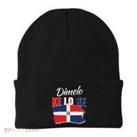 Dimelo Ke Lo Ke Dominican Republic Flag Beanie thumb 0