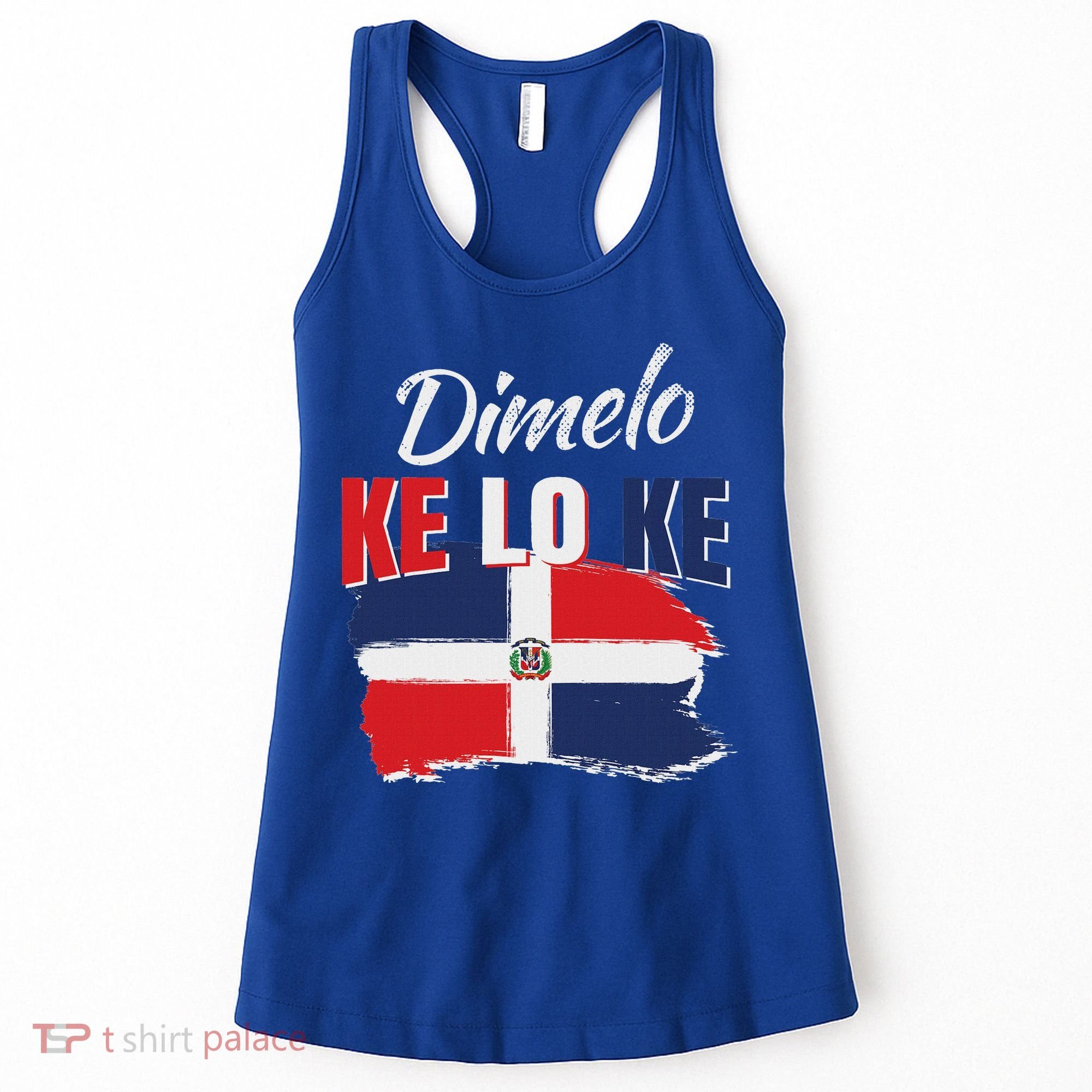 Dimelo Ke Lo Ke Dominican Republic Flag Women's Tank Top