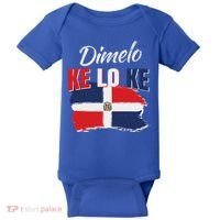 Dimelo Ke Lo Ke Dominican Republic Flag Baby Bodysuit thumb 0