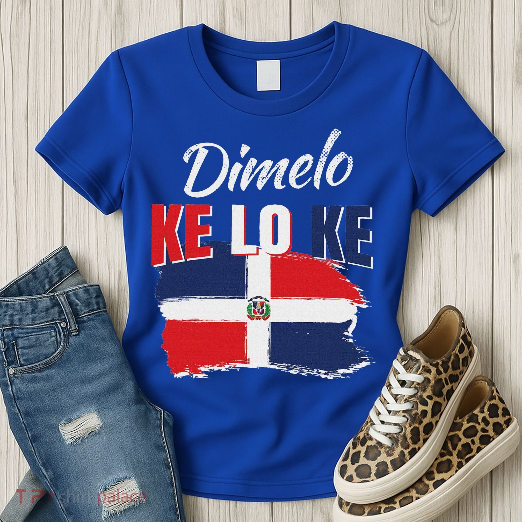 Dimelo Ke Lo Ke Dominican Republic Flag Women's T-Shirt