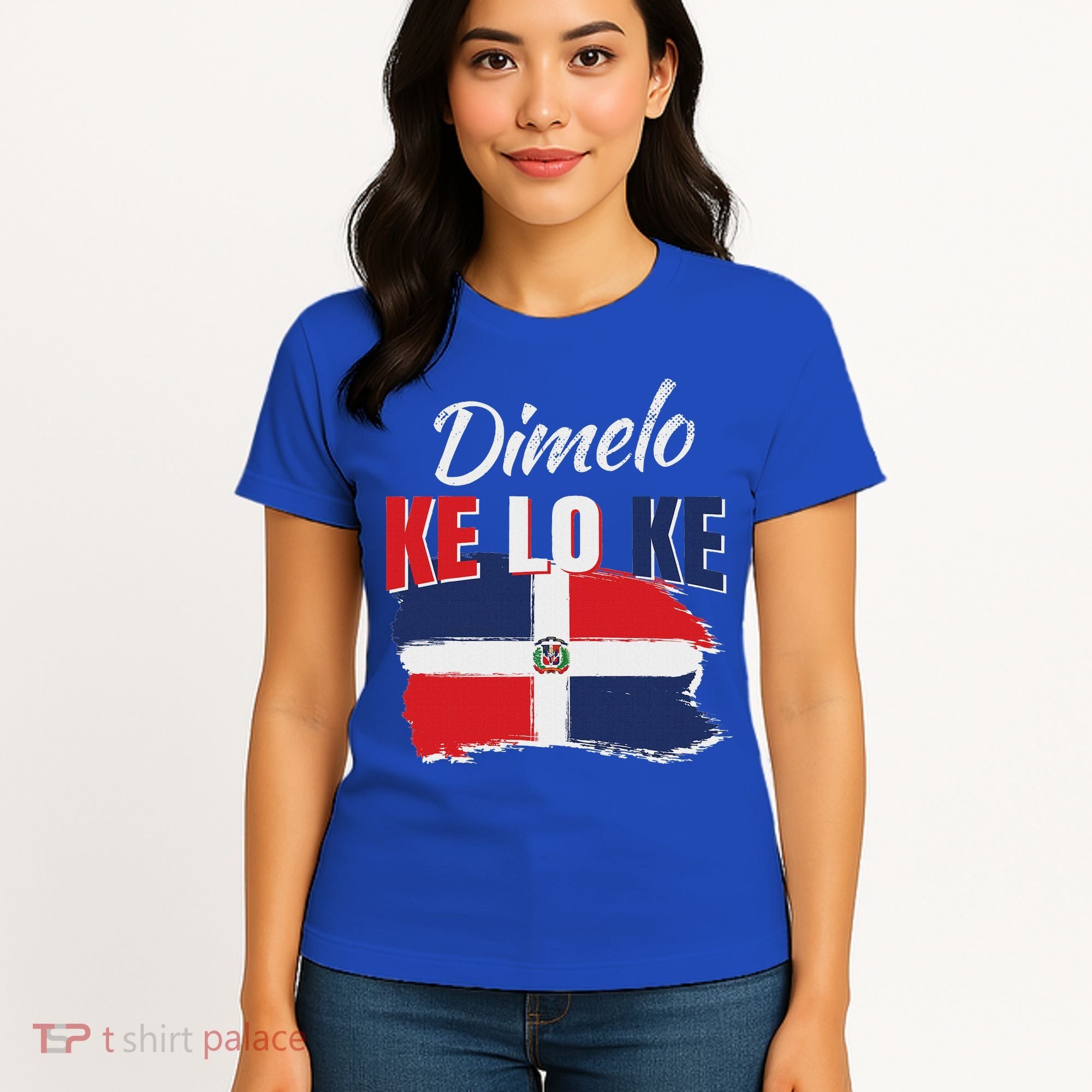 Dimelo Ke Lo Ke Dominican Republic Flag Women's T-Shirt