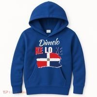 Dimelo Ke Lo Ke Dominican Republic Flag Kids Hoodie thumb 0