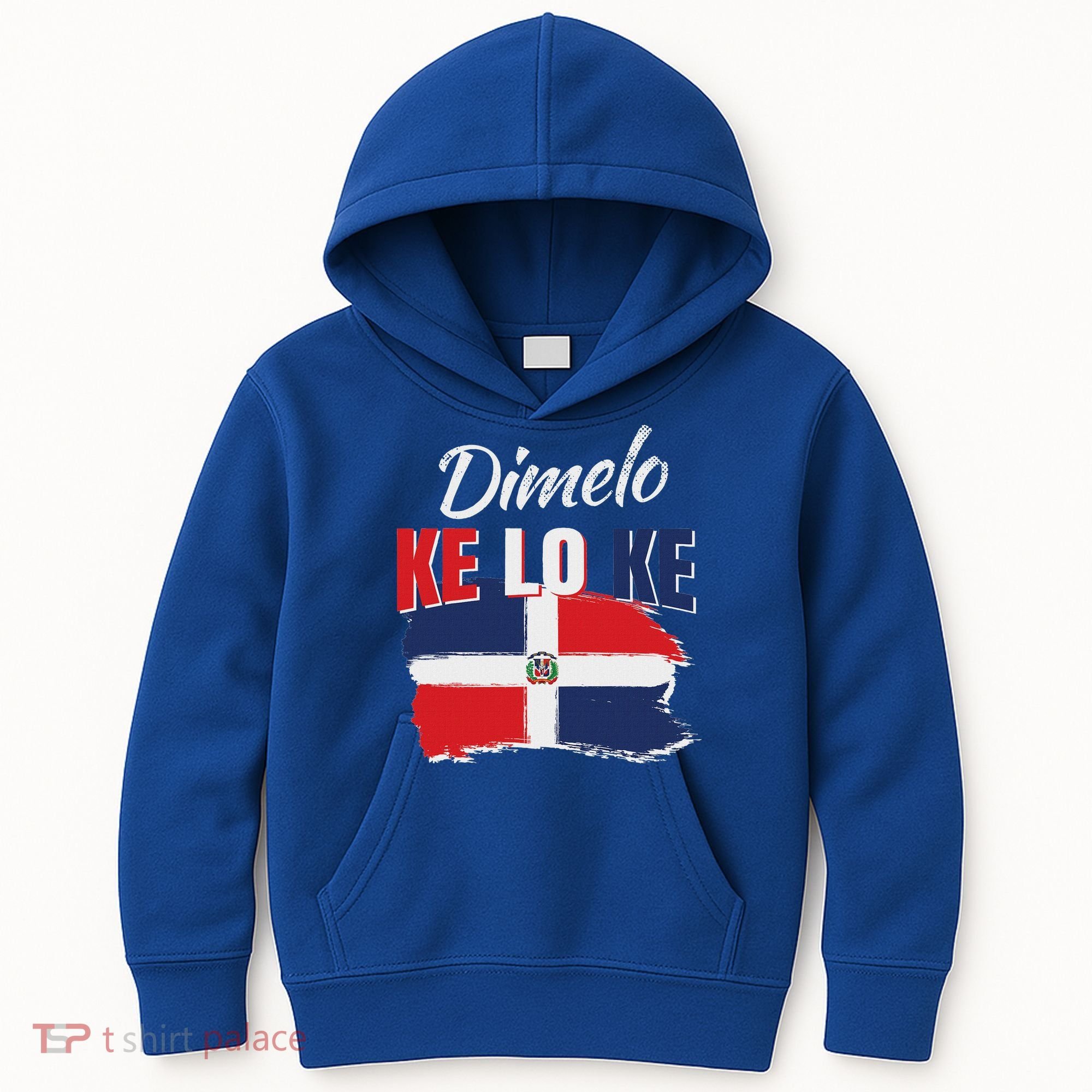 Dimelo Ke Lo Ke Dominican Republic Flag Kids Hoodie