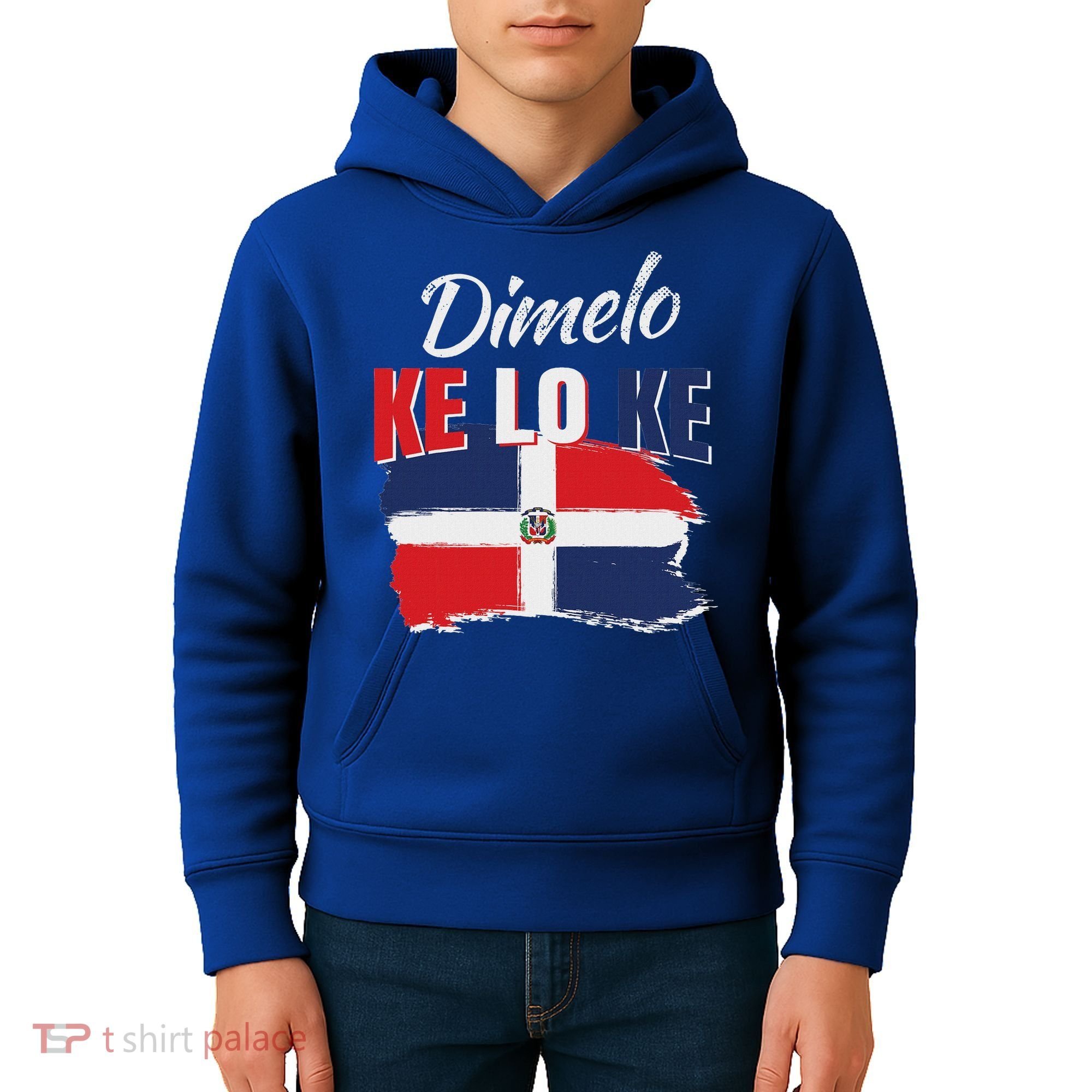Dimelo Ke Lo Ke Dominican Republic Flag Kids Hoodie