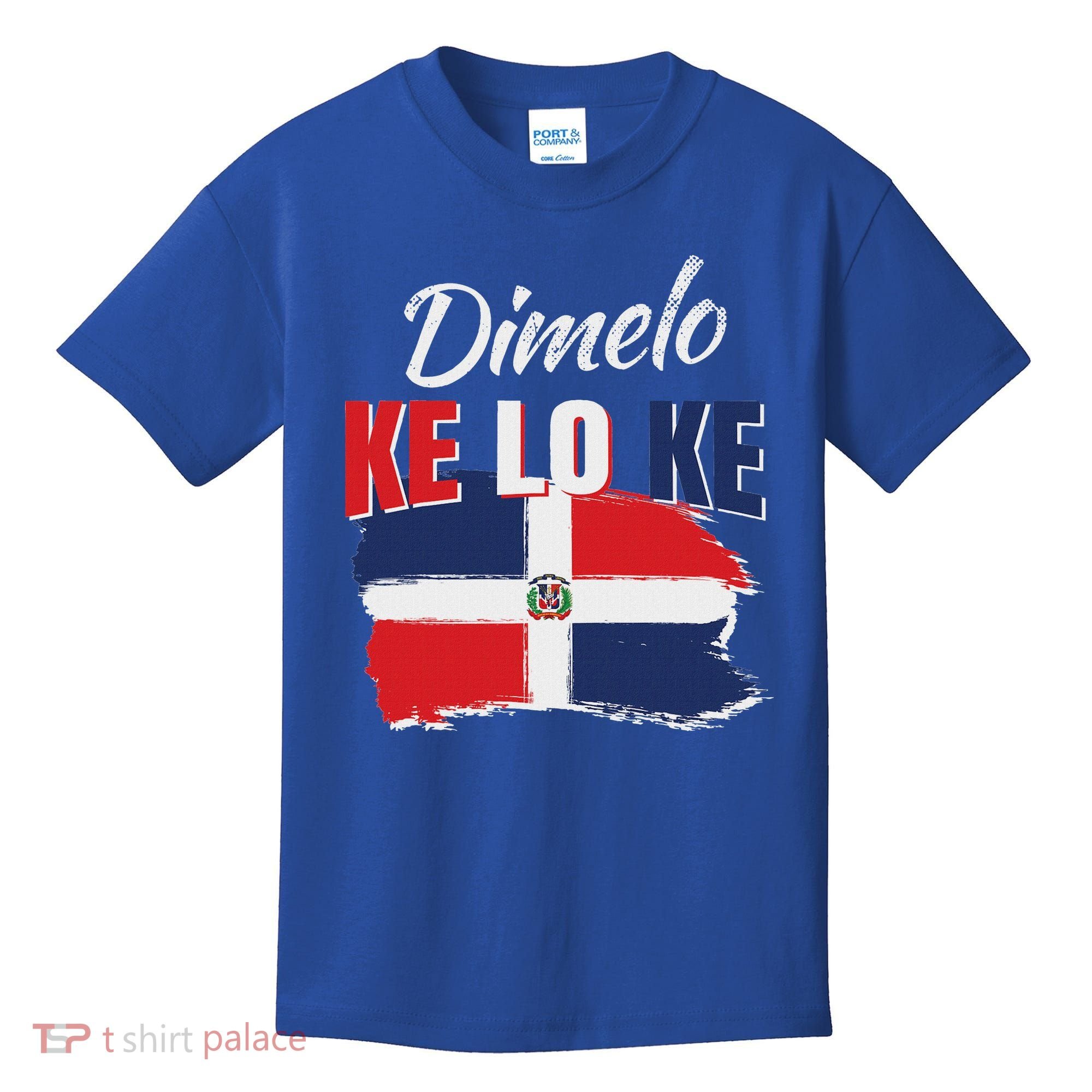 Dimelo Ke Lo Ke Dominican Republic Flag Kids T-Shirt