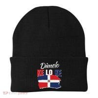 Dimelo Ke Lo Ke Dominican Republic Flag Dominicans Gift Beanie thumb 0