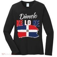 Dimelo Ke Lo Ke Dominican Republic Flag Dominicans Gift Women's Long Sleeve Shirt thumb 0