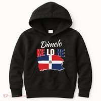 Dimelo Ke Lo Ke Dominican Republic Flag Dominicans Gift Kids Hoodie thumb 0