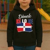 Dimelo Ke Lo Ke Dominican Republic Flag Dominicans Gift Kids Hoodie thumb 3