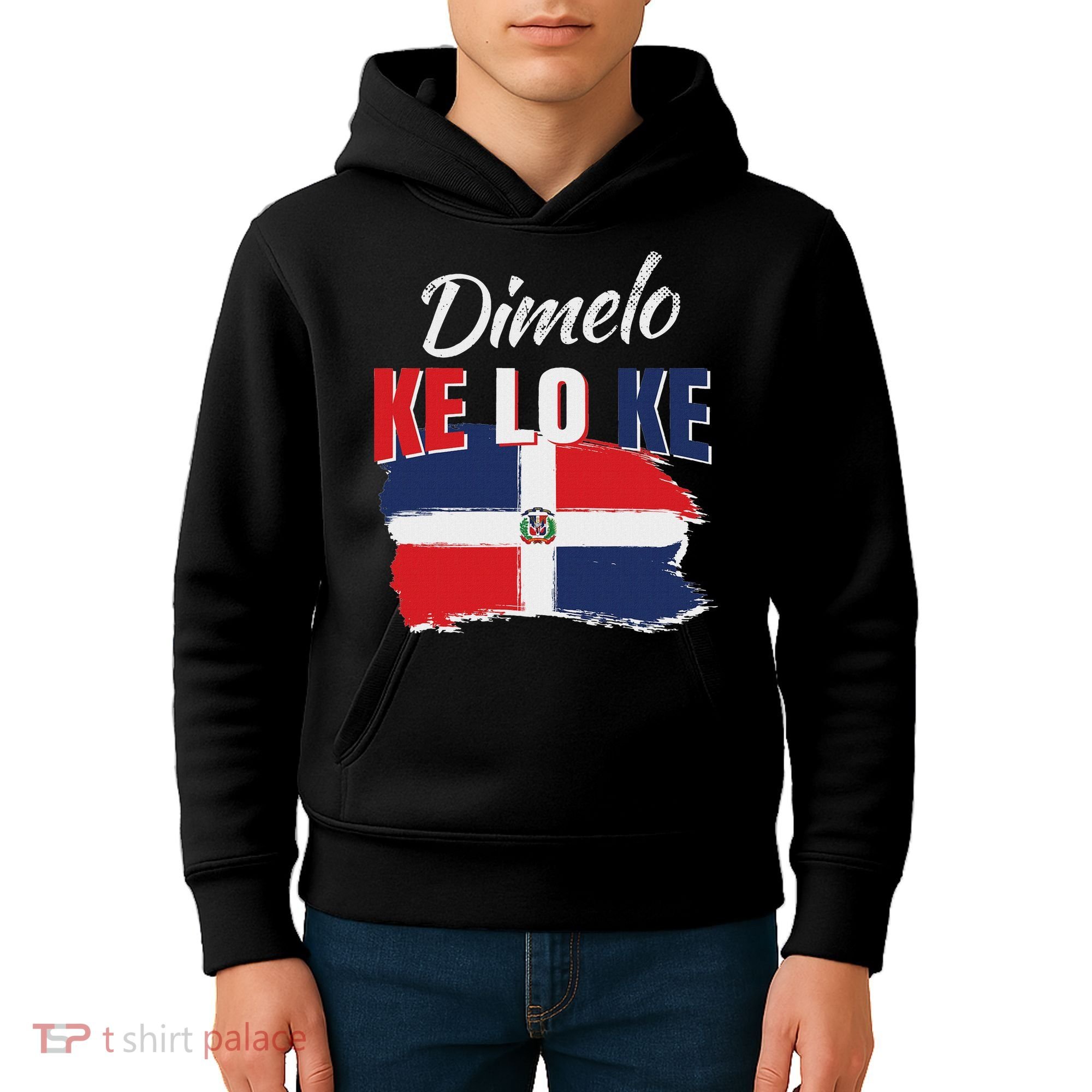 Dimelo Ke Lo Ke Dominican Republic Flag Dominicans Gift Kids Hoodie