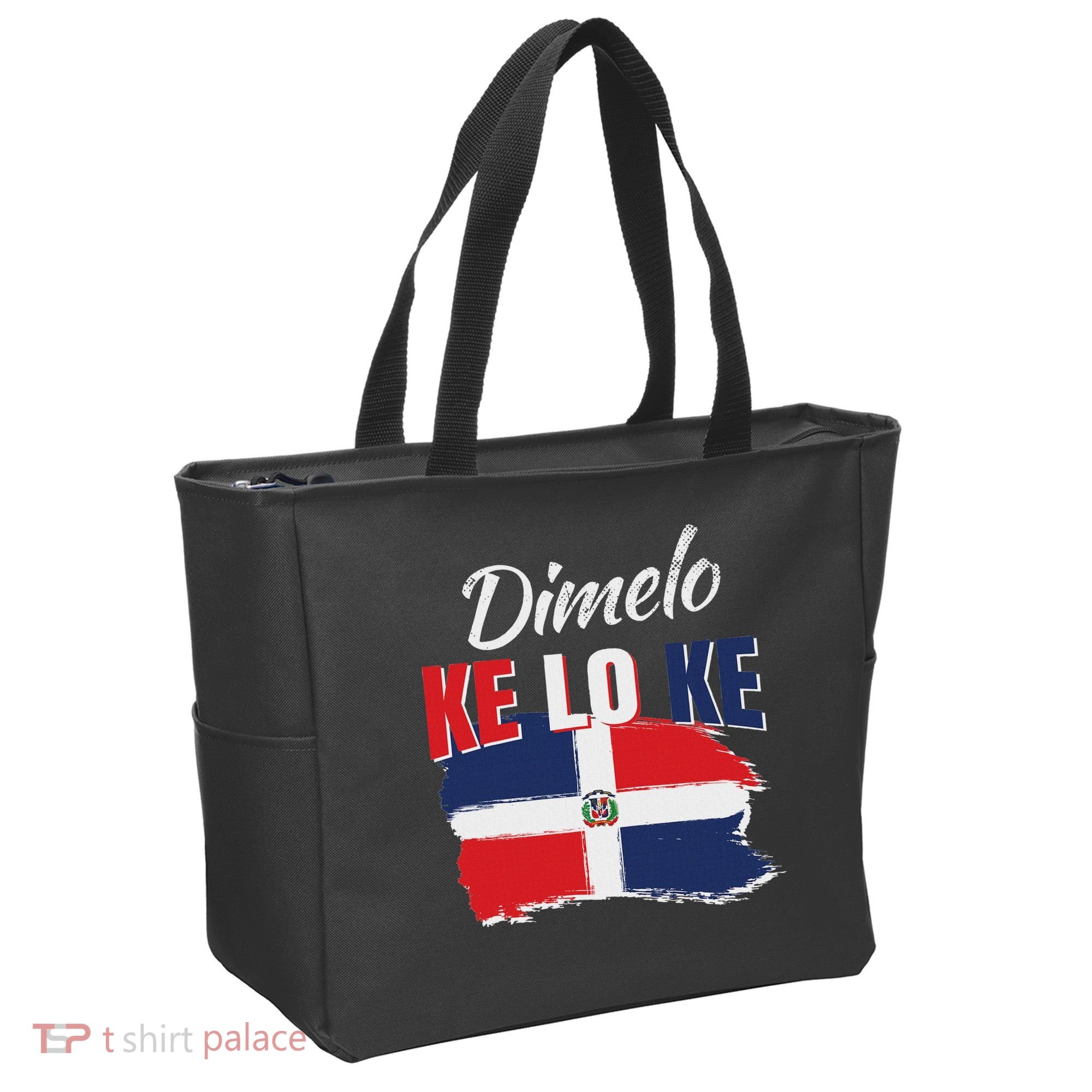 Dimelo Ke Lo Ke Dominican Republic Flag Dominicans Gift Tote Bag