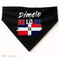 Dimelo Ke Lo Ke Dominican Republic Flag USA-Made Doggie Bandana thumb 0
