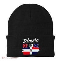 Dimelo Ke Lo Ke Dominican Republic Flag Beanie thumb 0