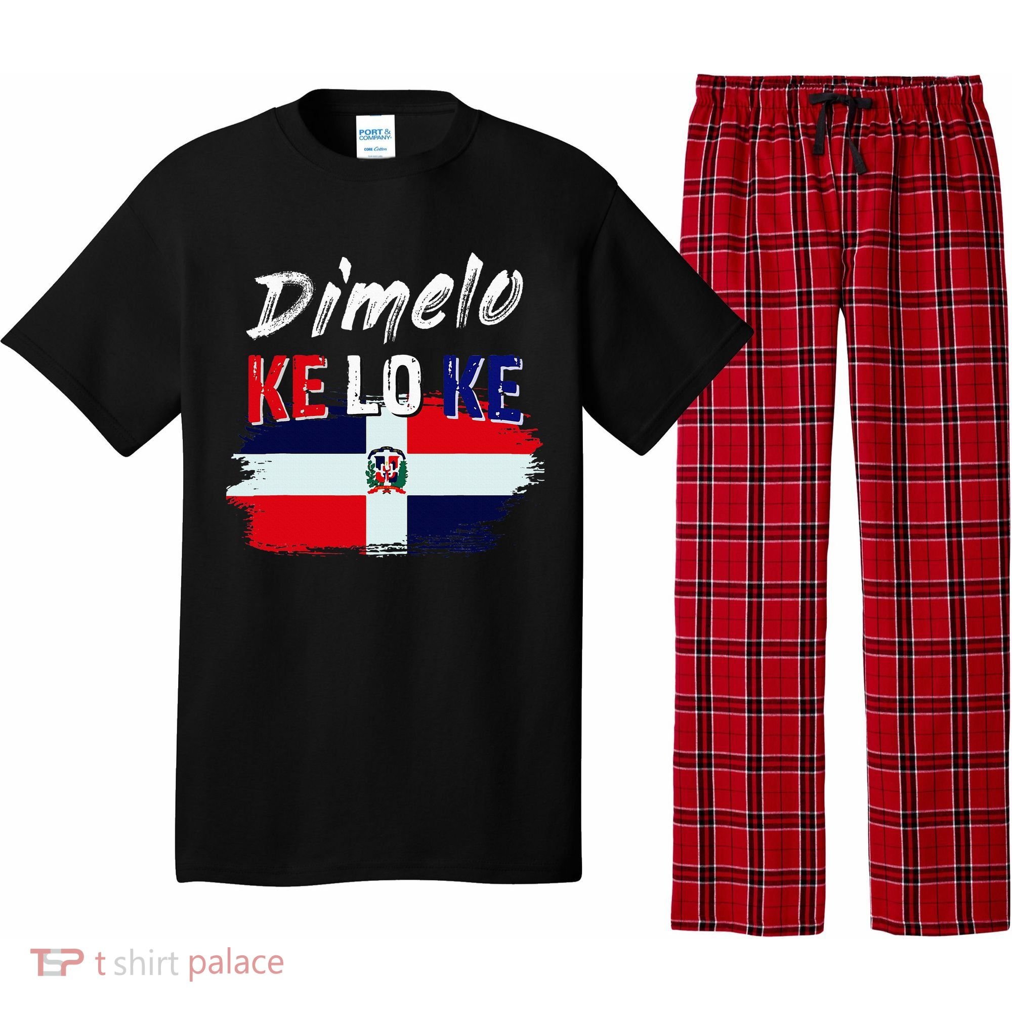 Dimelo Ke Lo Ke Dominican Republic Flag Pajama Set