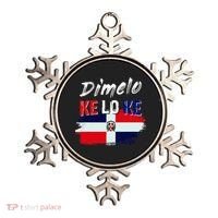 Dimelo Ke Lo Ke Dominican Republic Flag Ornament thumb 0