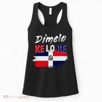 Dimelo Ke Lo Ke Dominican Republic Flag Women's Tank Top thumb 0