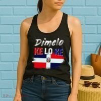 Dimelo Ke Lo Ke Dominican Republic Flag Women's Tank Top thumb 2