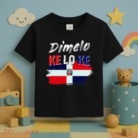 Dimelo Ke Lo Ke Dominican Republic Flag Toddler T-Shirt thumb 3