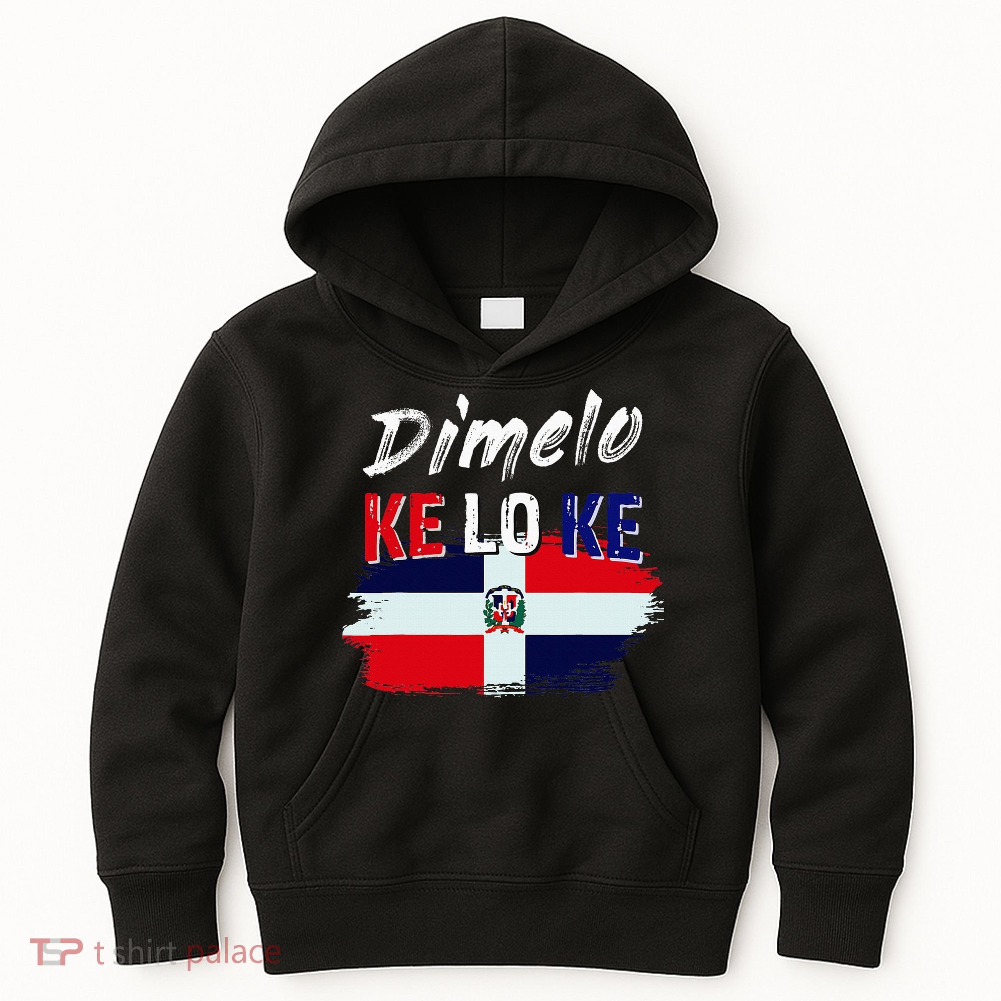 Dimelo Ke Lo Ke Dominican Republic Flag Kids Hoodie