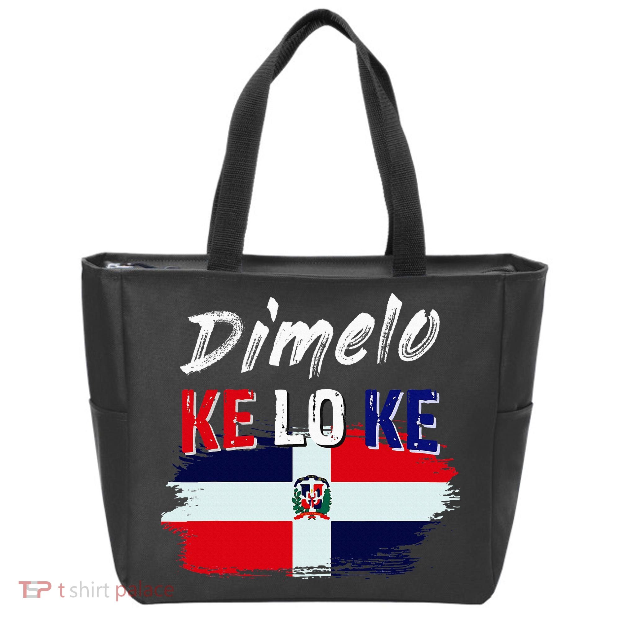 Dimelo Ke Lo Ke Dominican Republic Flag Tote Bag