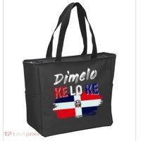 Dimelo Ke Lo Ke Dominican Republic Flag Tote Bag thumb 2