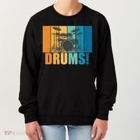 Drum Kit Musician Rock Music Drum Player Women's Sweatshirt thumb 0