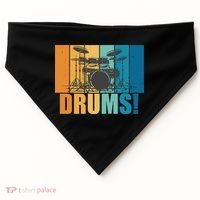 Drum Kit Musician Rock Music Drum Player USA-Made Doggie Bandana thumb 0