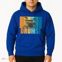 Drum Kit Musician Rock Music Drum Player Hoodie thumb 2