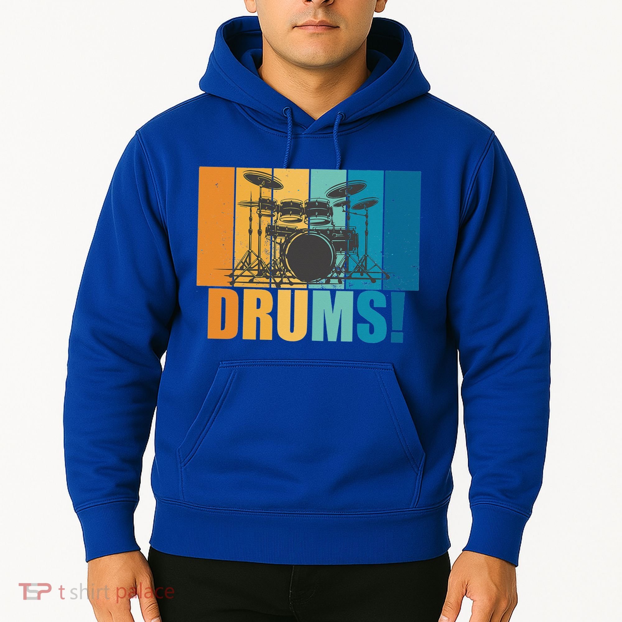 Drum Kit Musician Rock Music Drum Player Hoodie