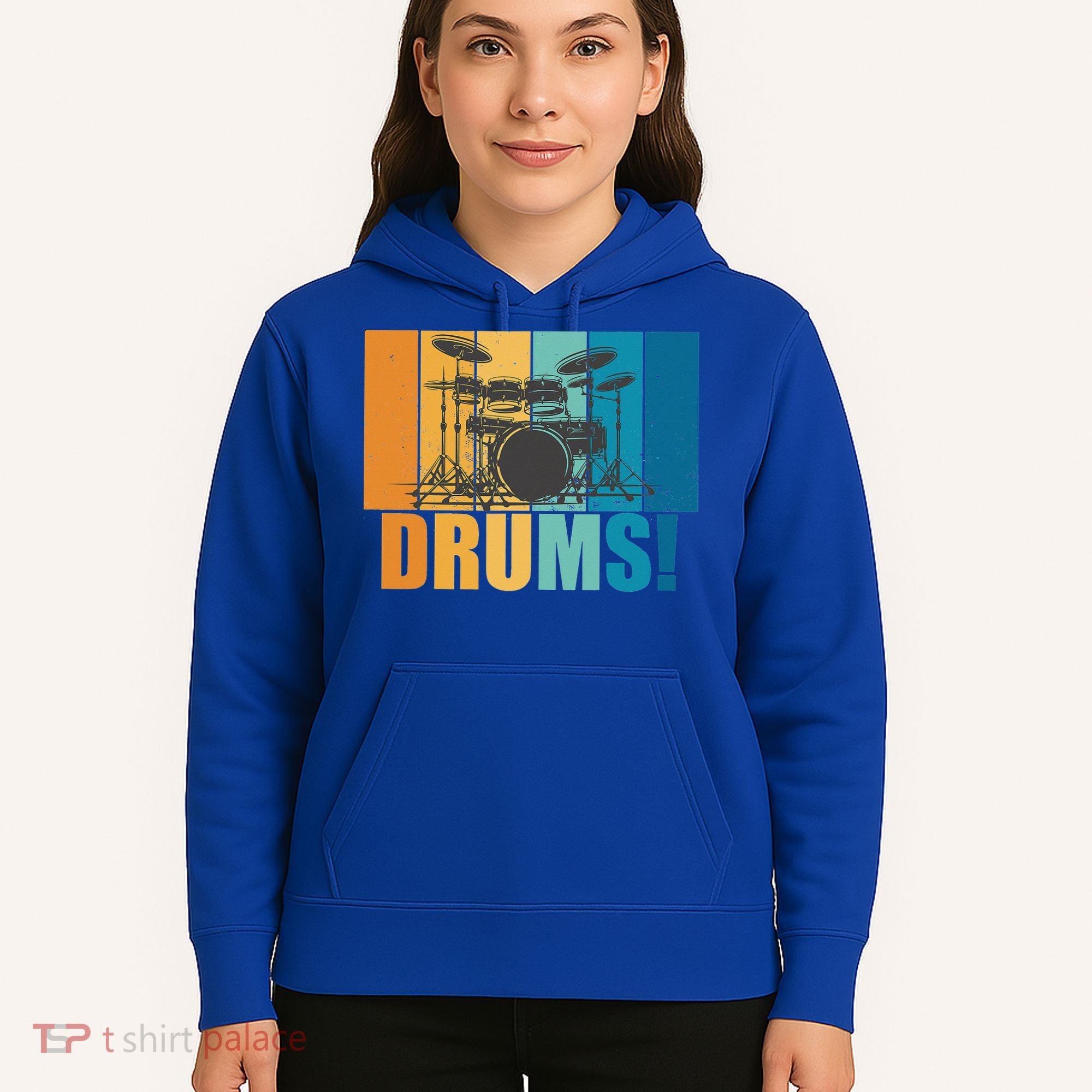 Drum Kit Musician Rock Music Drum Player Hoodie