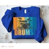 Drum Kit Musician Rock Music Drum Player Sweatshirt thumb 2