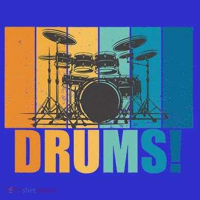 Drum Kit Musician Rock Music Drum Player T-Shirt