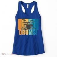 Drum Kit Musician Rock Music Drum Player Women's Tank Top thumb 0