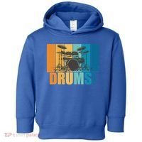 Drum Kit Musician Rock Music Drum Player Toddler Hoodie thumb 0