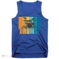 Drum Kit Musician Rock Music Drum Player Tank Top thumb 0