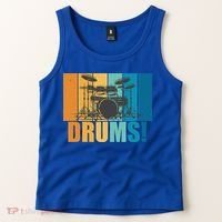 Drum Kit Musician Rock Music Drum Player Tank Top thumb 2
