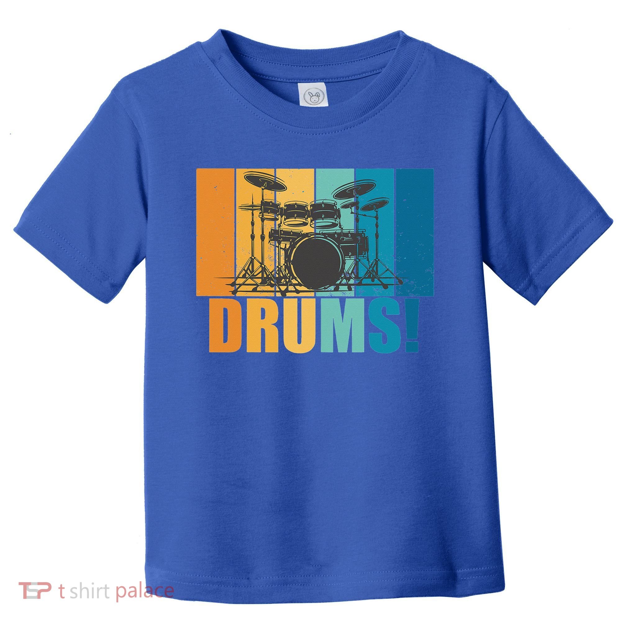 Drum Kit Musician Rock Music Drum Player Toddler T-Shirt