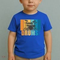 Drum Kit Musician Rock Music Drum Player Toddler T-Shirt thumb 2