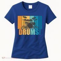 Drum Kit Musician Rock Music Drum Player Women's T-Shirt thumb 0