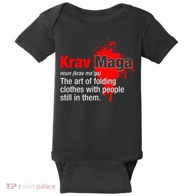 Definition Krav Maga Baby Bodysuit