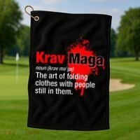 Definition Krav Maga Golf Towel thumb 1